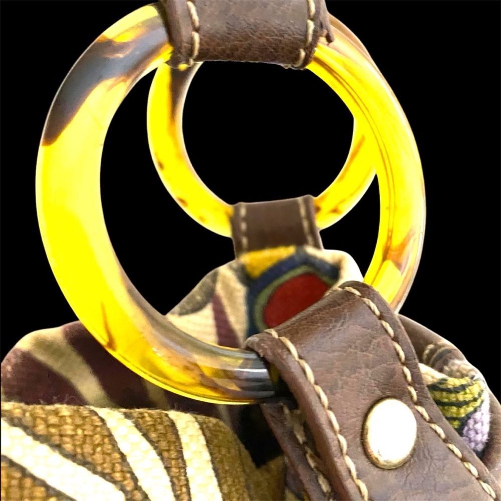 Relic By Fossil Drawstring Bucket Bag With Tortoi… - image 6